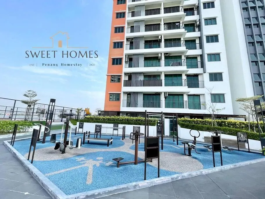 R&W 1-5Pax B'Worth Prai #Netflix #6Minpenangbridge Apartment Perai
